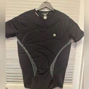 Dye Precision Tactical Paintball Black and Gray Padded Compression Shirt XXL